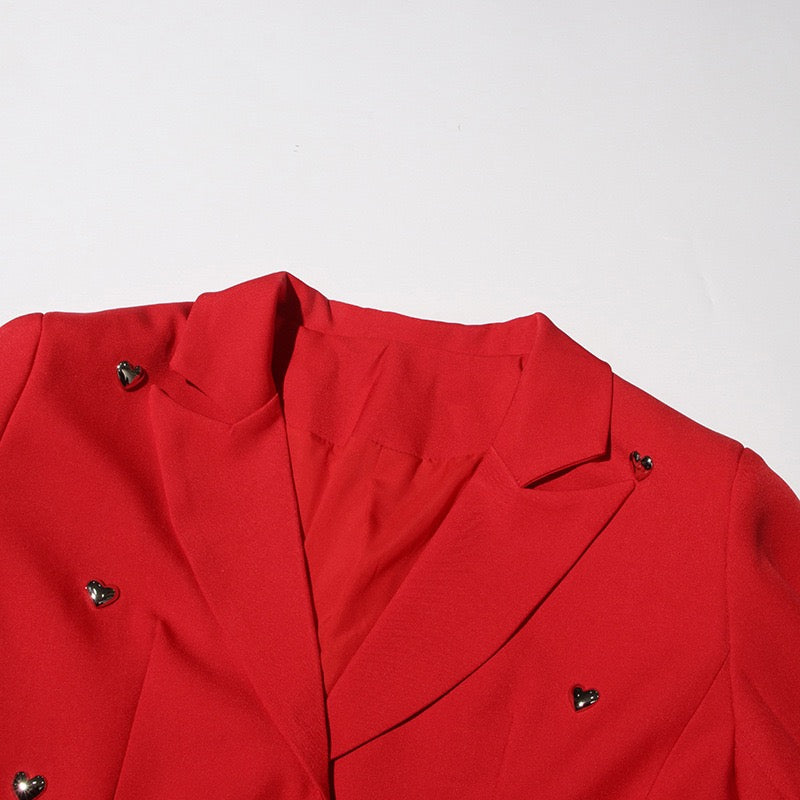 Fashionable and sweet heart jacket