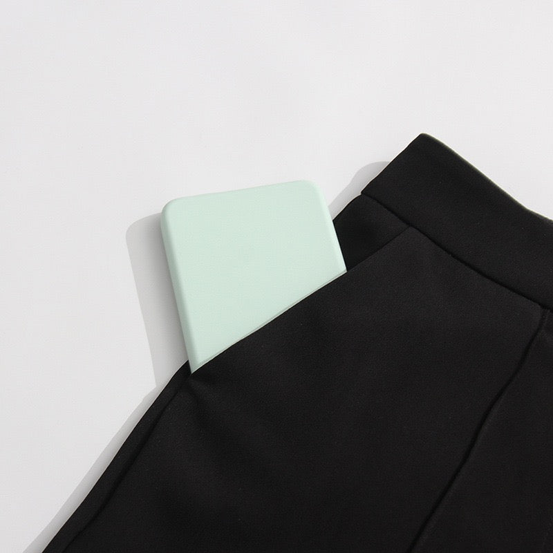 Elegant asymmetric suit