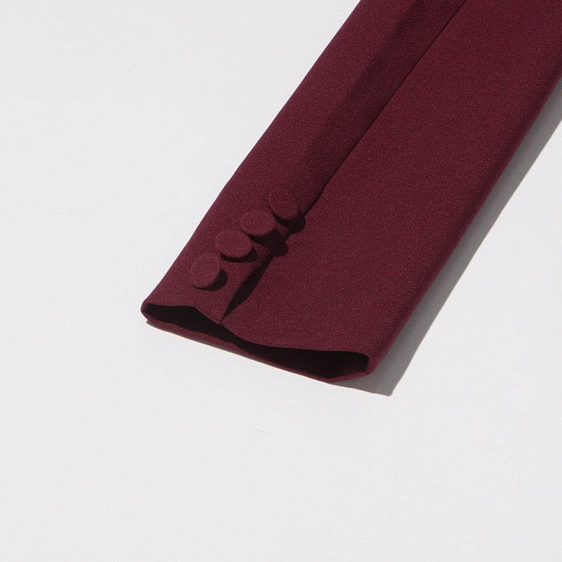 Retro style deep v waist style