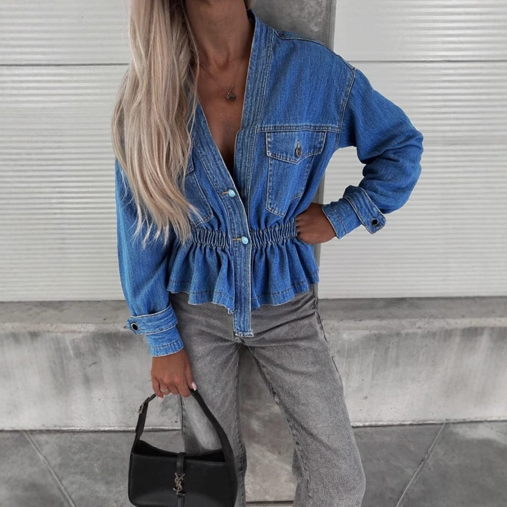 Jeans blouse style