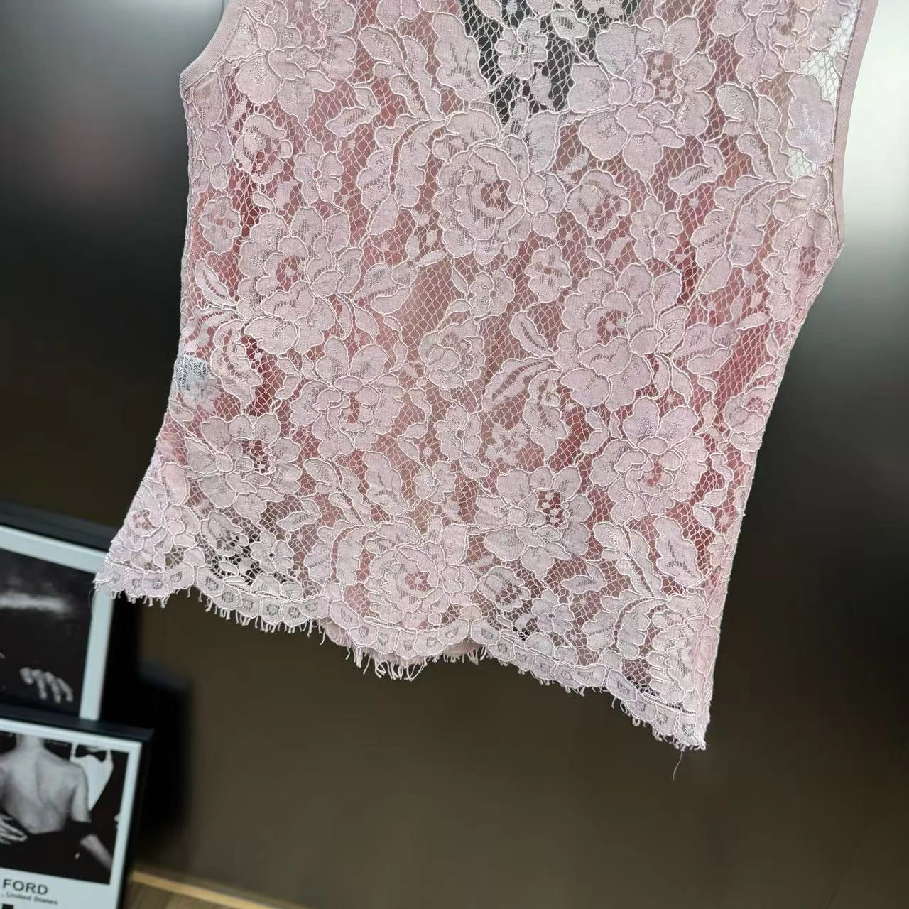 Lace shorts set
