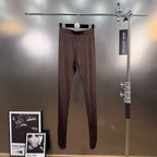 Elastic waist rhinestone socks