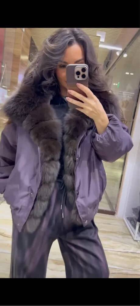 New thickended warm fox fur collar