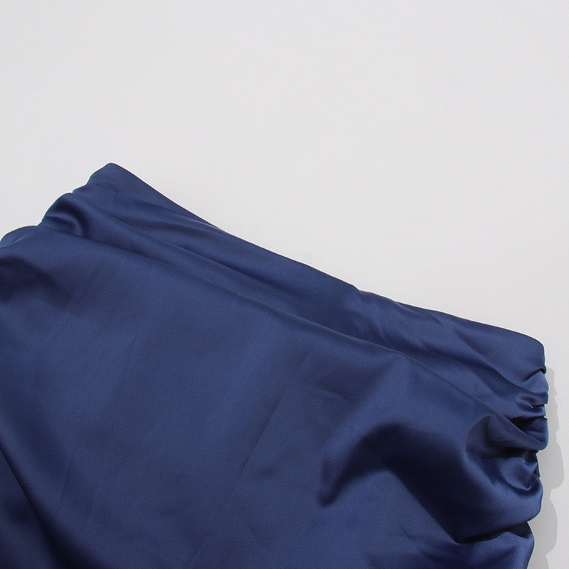 Carolina draped flower bootcut pants