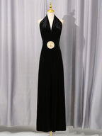 Coin halter backless style