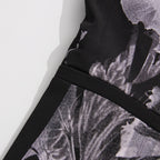 Elegant asymmetric suit