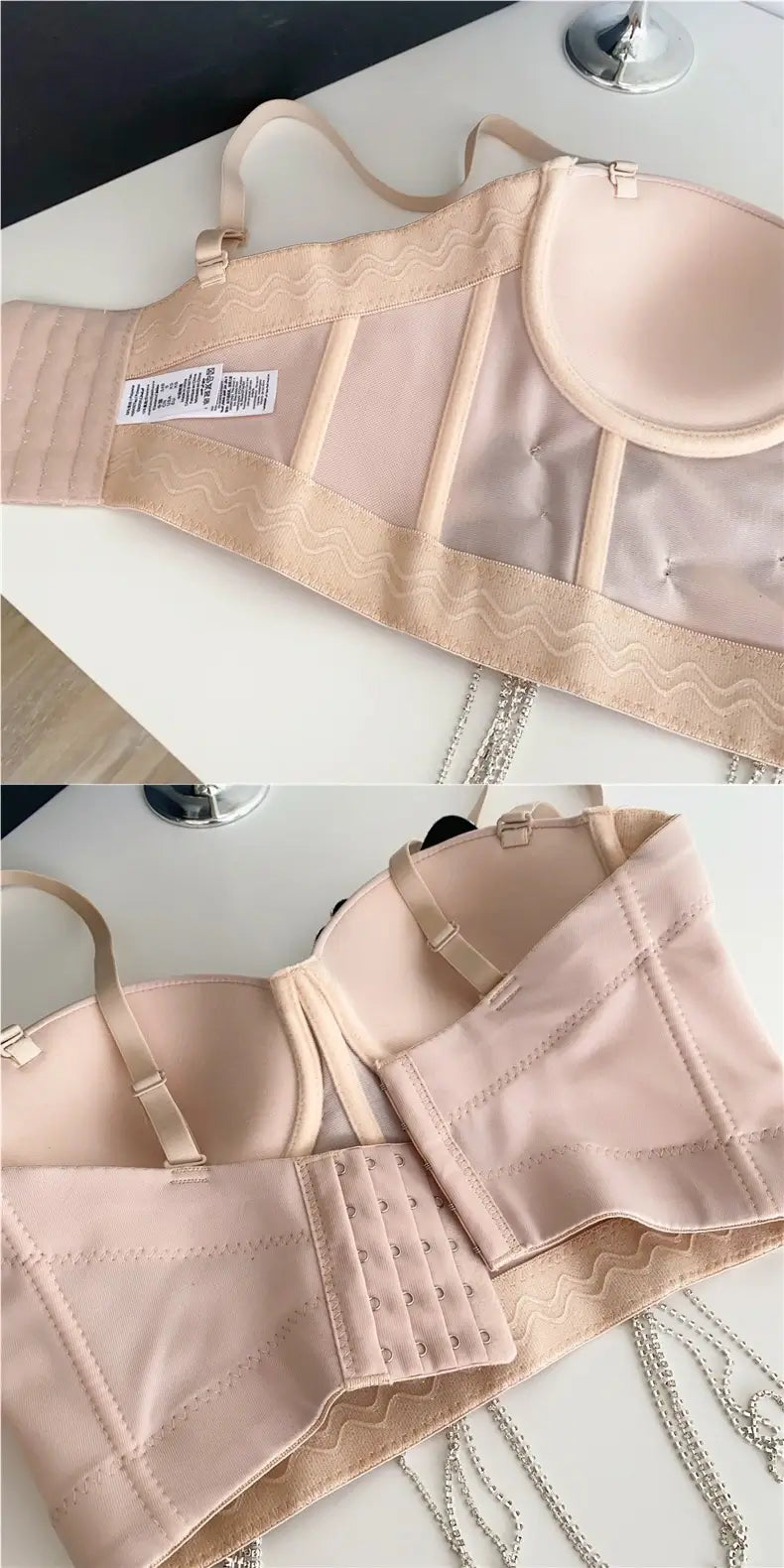 Fringes corset top