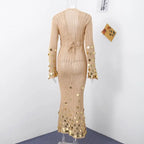 Party knitted dress