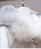 Faux fur coat*large collar&cuffs