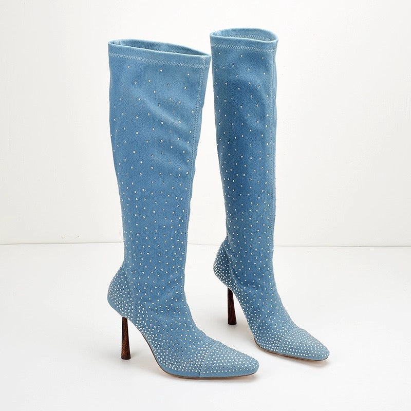 Rhinestone Boots