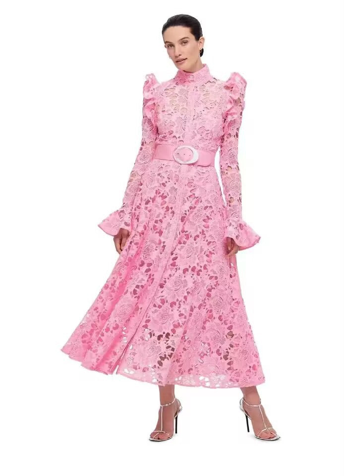 Elegant retro lace dress