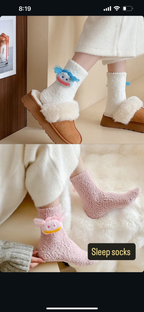 3D cozy socks