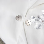 Sequined lapel set