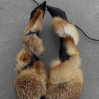 Fur leather boots