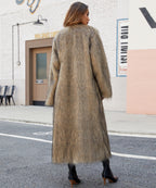 Faux fur coat