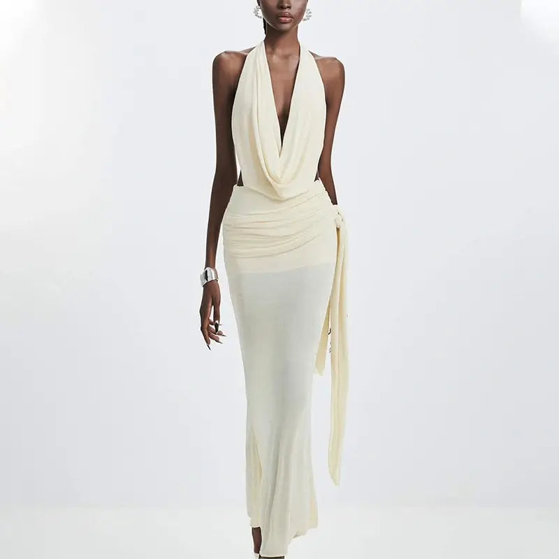 Sexy backless dress