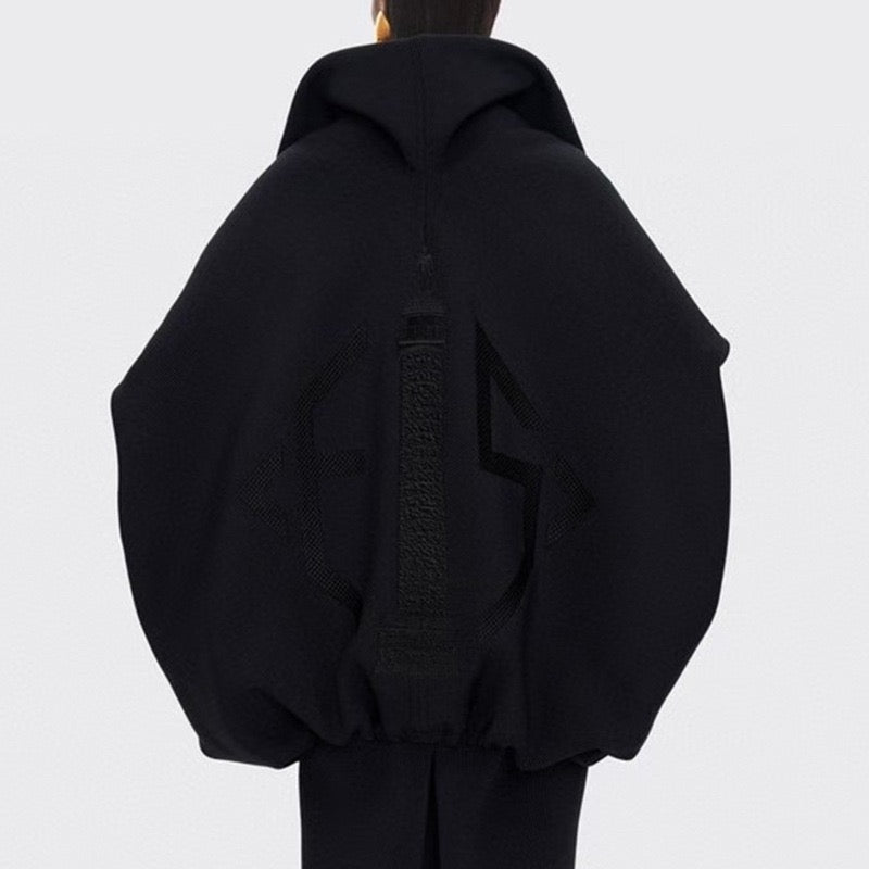 Heavy patchwork oversized jacket