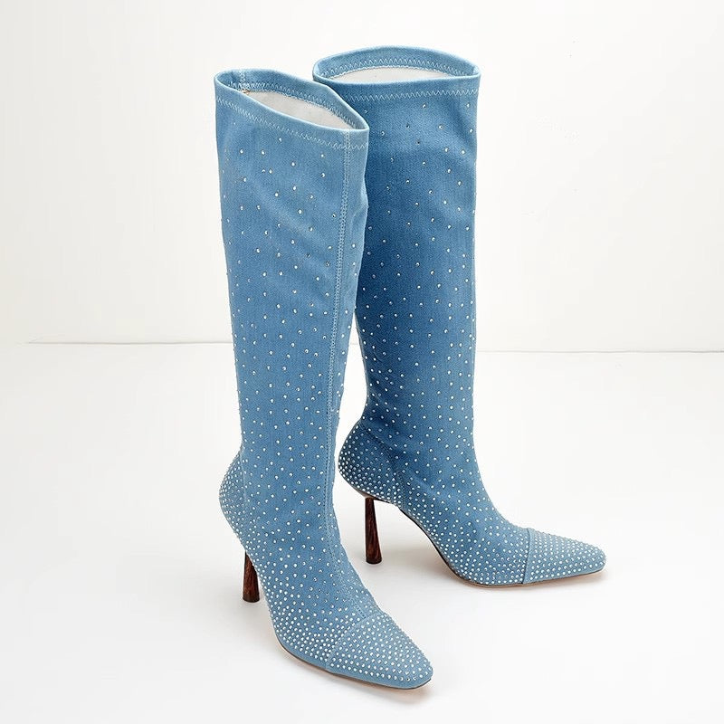 Rhinestone Boots