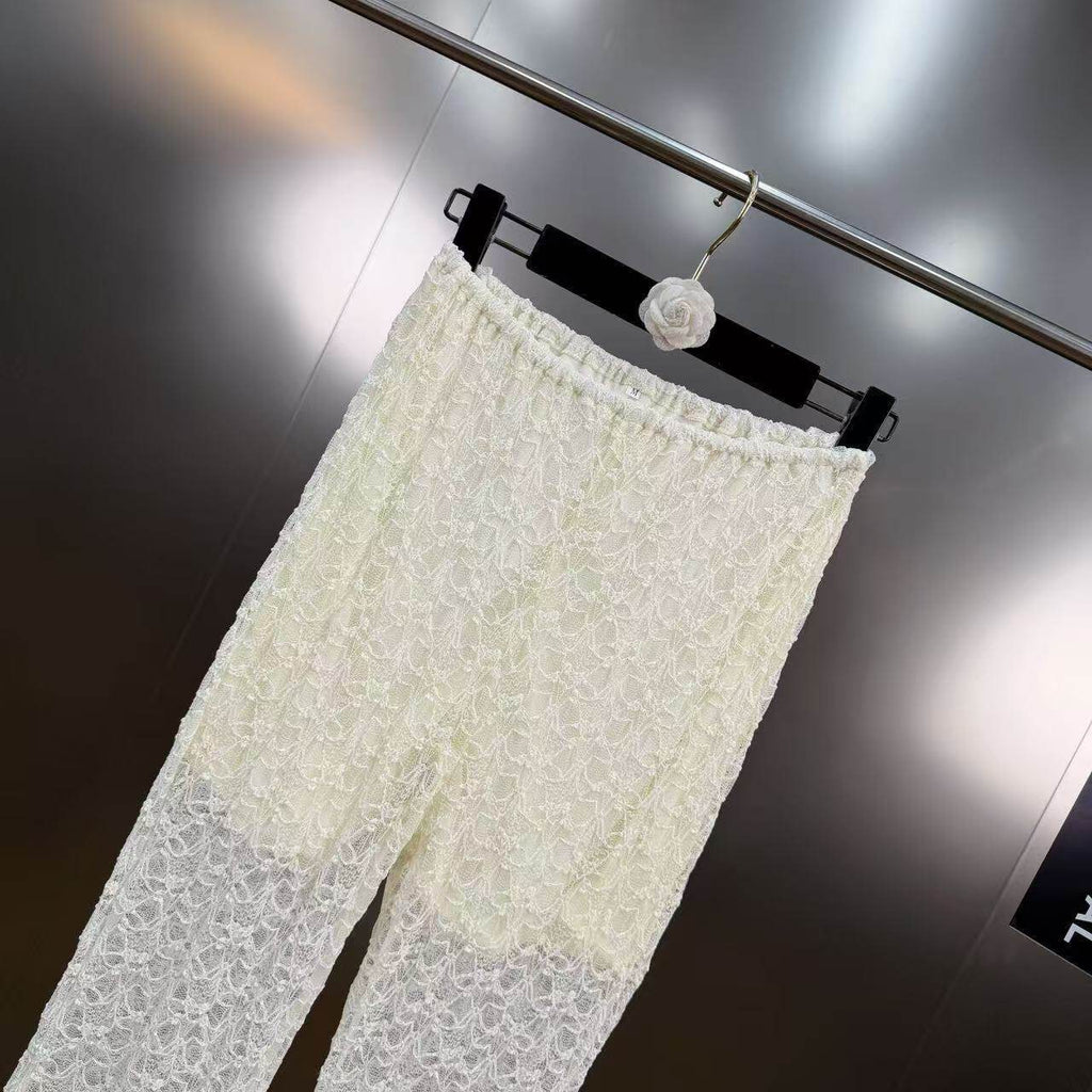 Lace set with buckles