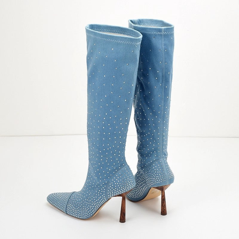 Rhinestone Boots