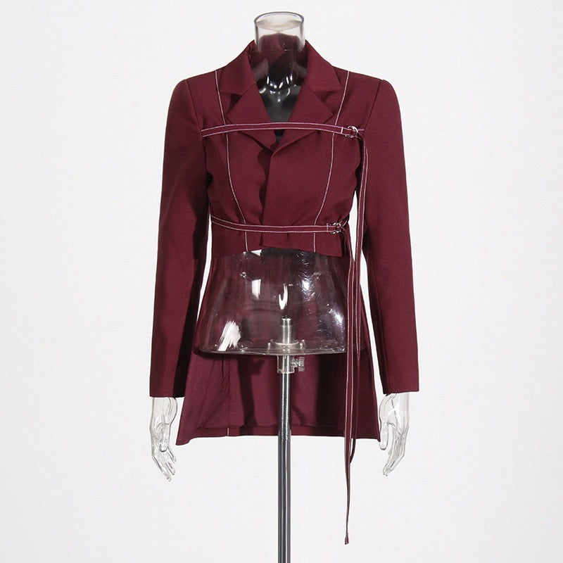 American style runway suit