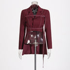 American style runway suit