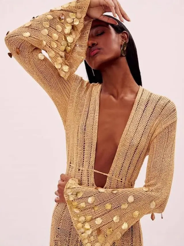 Party knitted dress