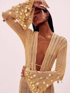 Party knitted dress
