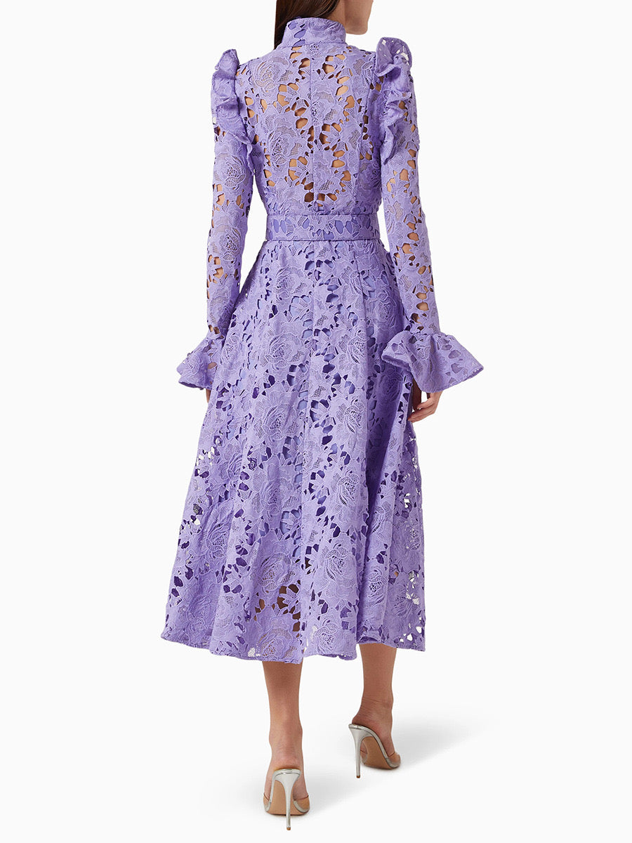 Elegant retro lace dress