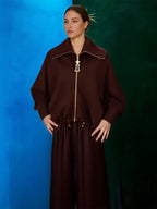 Heavy patchwork oversized jacket