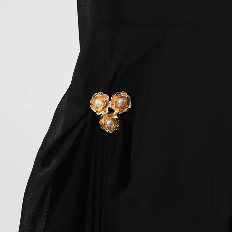 The black maxi dress