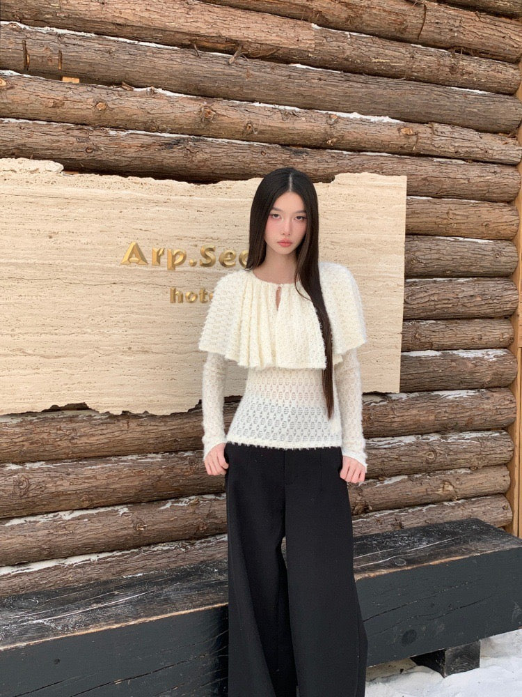 Cape collar cut design