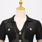 Ruffle edge dress style
