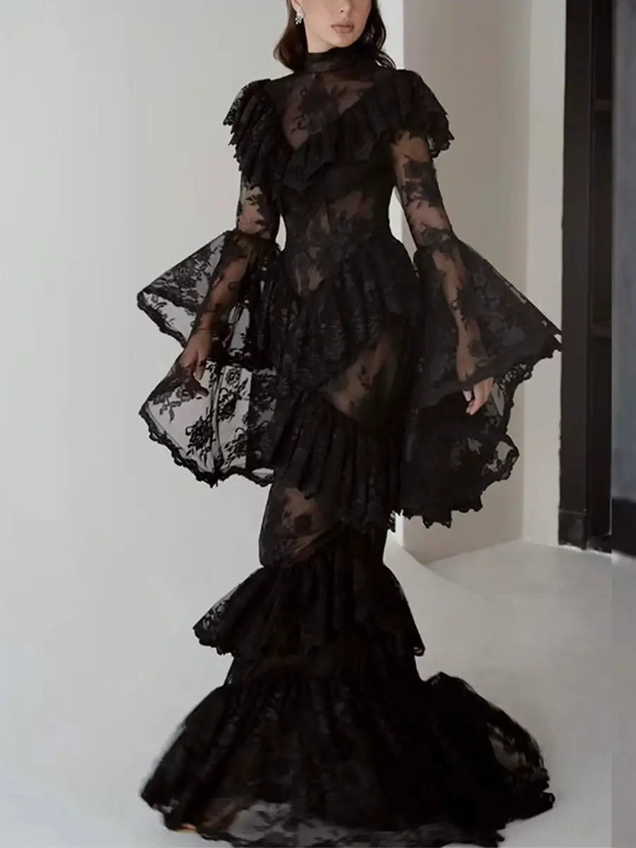 Flared elegant dress