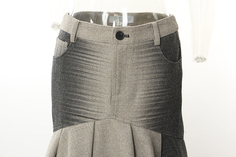 Phoenix Print Mermaid Skirt