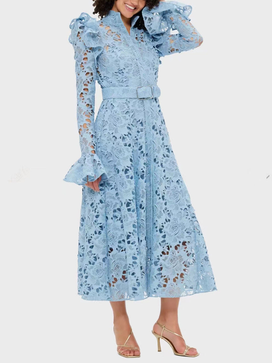 Elegant retro lace dress