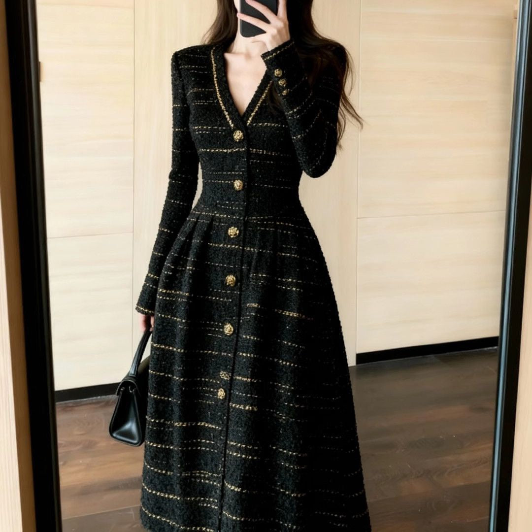 Rich girl long dress style