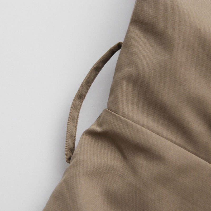 Workwear style off shoulder jumpsuit