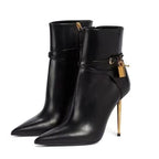 Padlock Ankle Boots