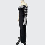 Handmade diamond dress