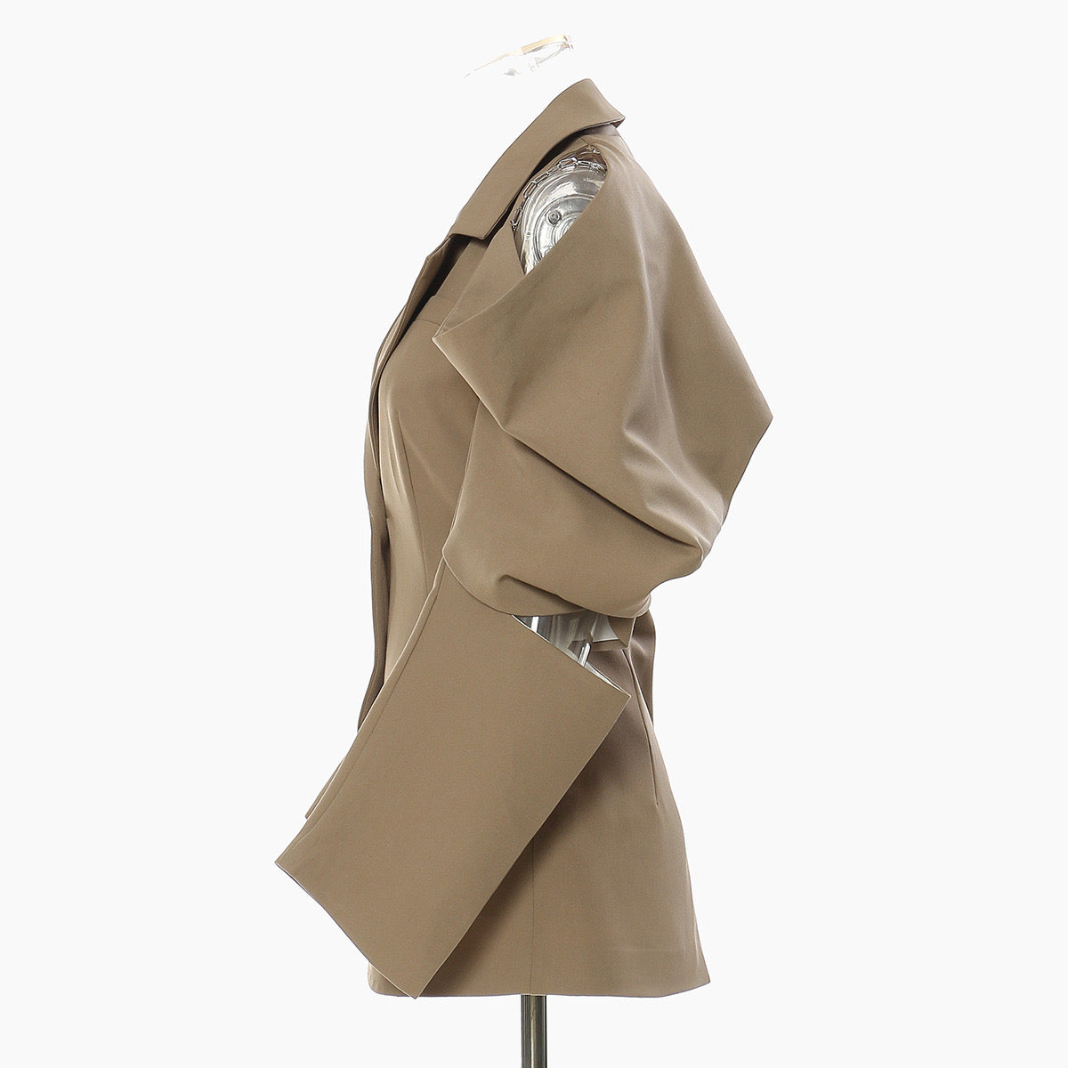 The draped paradox blazer