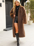 Faux fur coat