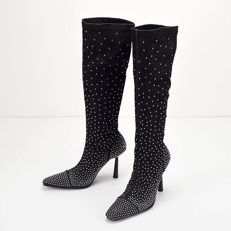 Rhinestone Boots