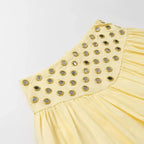 Summer Chic Eyelet Ruffle Tops & Skirts Set – 3-Color Collection