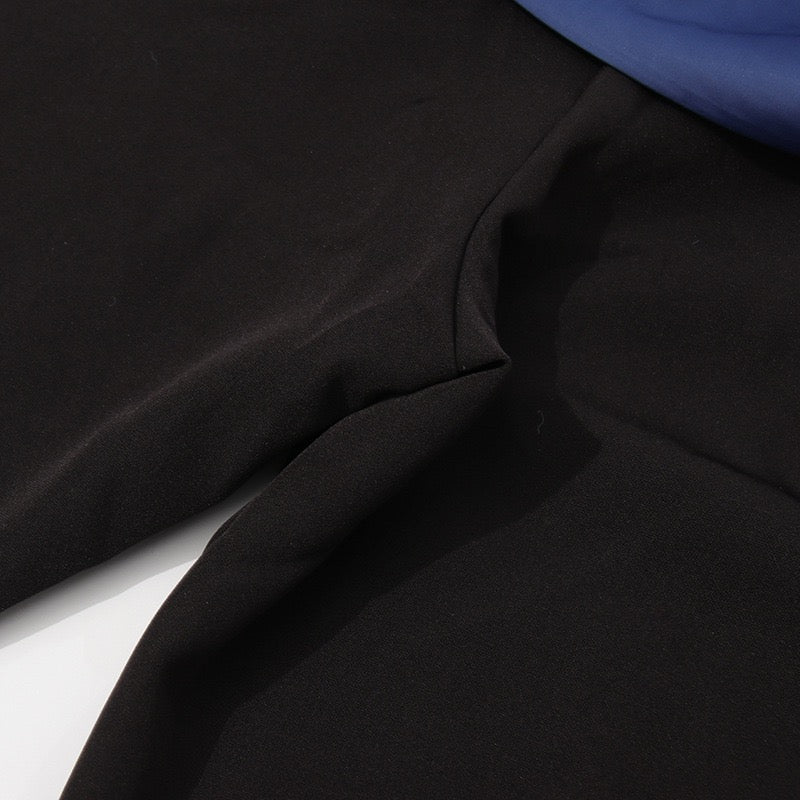 Carolina draped flower bootcut pants