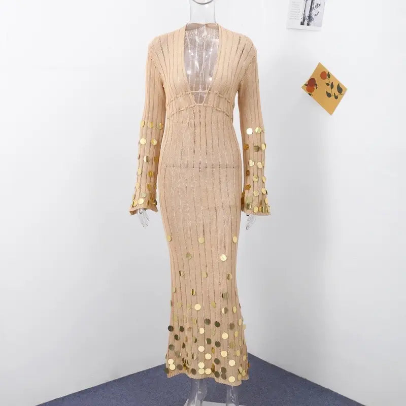 Party knitted dress