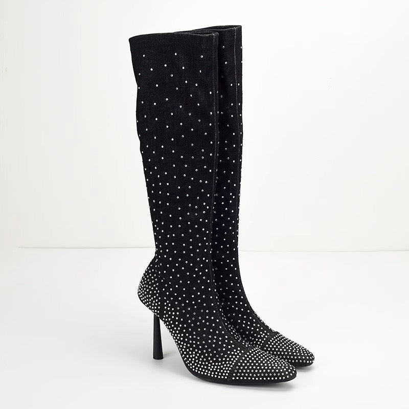 Rhinestone Boots