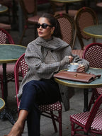 double faced scarf jacket