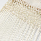 Cross fringes skirt