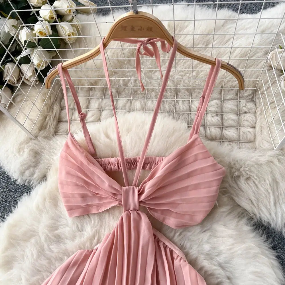 Sexy backless dress